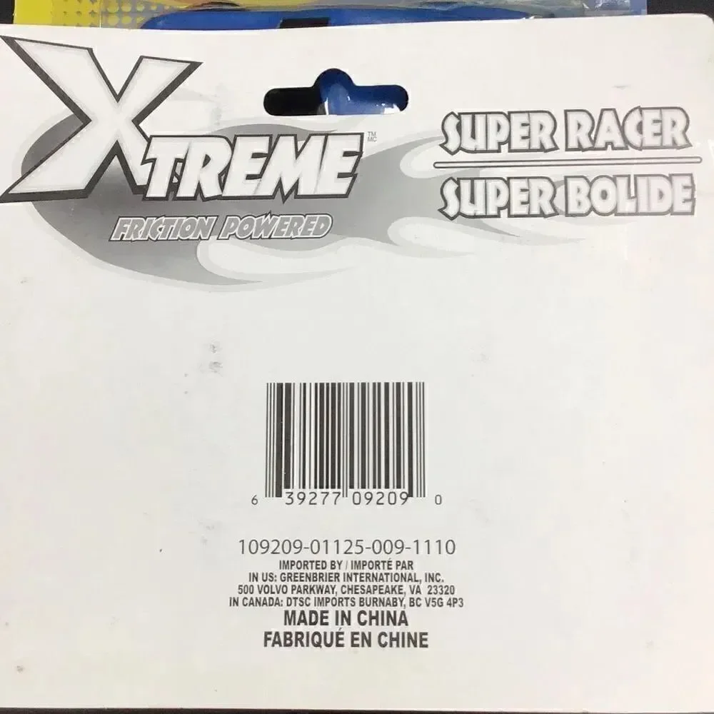 Toy cars set of two vintage new in the box extreme, super racer’s ￼